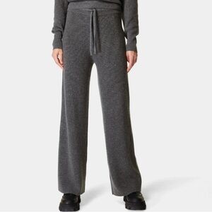 Sweaty Betty Relax Cashmere Pants in Pumice Grey, size XXS/US 2 NWT